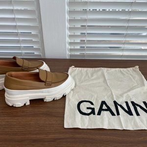 Ganni Calf Leather Chunky Loafer